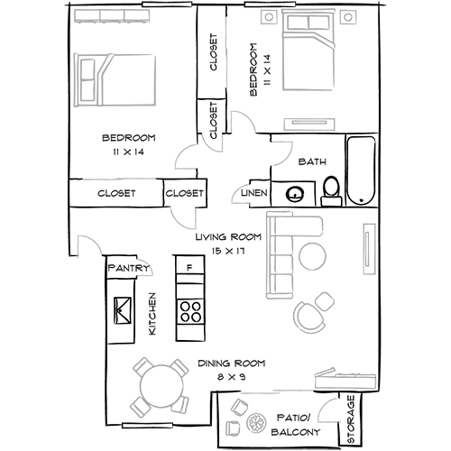 Furnished Diagram