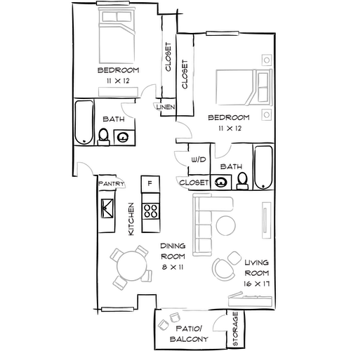 Furnished Diagram